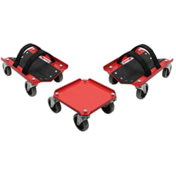 Extreme Max 5800.0228 V-Slides Snowmobile Dolly System - Steel  Red