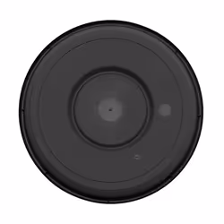 Bloem Terra Pot Round Drain Saucer 14  Black  Matte Finish  Durable Resin  Ribbed Bottom  for Indoor and Outdoor Use  Garde