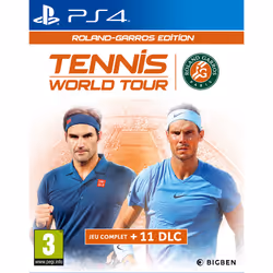Bigben Interactive Tennis World Tour - Roland Garros Edition, PlayStation 4, Multiplayer mode, E (Everyone), Physical media