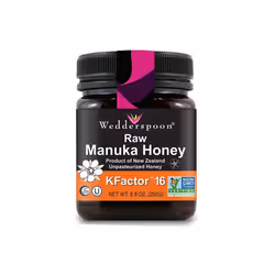 Wedderspoon 276742 8.8 oz Raw Manuka 16 kfactor Honey, Pack of 6