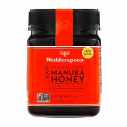 Wedderspoon, Raw Monofloral Manuka Honey, KFactor 16, 2.2 lb (1 kg)
