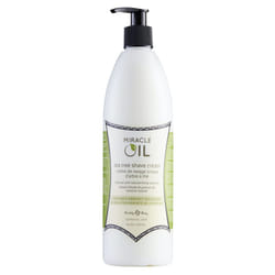 Earthly Body Miracle Oil Shave Cream  16 oz - Helps Reduce Nicks  Small Cuts & Skin Irritation - With Tea Tree  Hemp Seed & Argan Oils - 100% Vegan  C