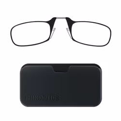 ThinOPTICS Readers + Universal Pod Case, Black, 1 pc(s), Oval, Clear