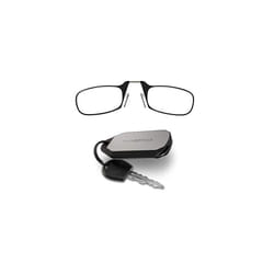 ThinOptics Reading Glasses 1.5 Black Frames and Keychain Case - Compact Foldable Reading Glasses 1.50 Reading Glasses