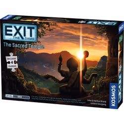 Thames & Kosmos EXIT: The Sacred Temple (with Jigsaw Puzzles), Board game, Strategy, 12 yr(s), 120 min, Family game