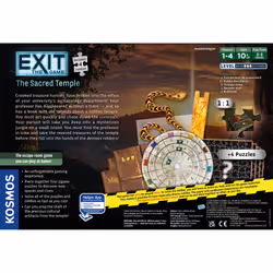 Thames & Kosmos EXIT: The Sacred Temple (with Jigsaw Puzzles) Board game Strategy