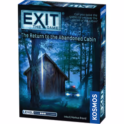 Thames & Kosmos EXIT: The Return to the Abandoned Cabin, Board game, Detective, 12 yr(s), 60 min