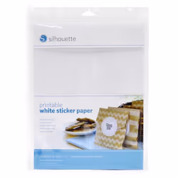 Silhouette MEDIA-WHT-ADH, White, 215.9 mm, 279.4 mm