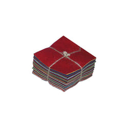 National Nonwovens 100% Wool Felt Homespun Charm Pack