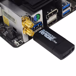 Patriot Memory Supersonic Rage Lite USB flash drive 64 GB USB Type-A 3.2 Gen 1 (3.1 Gen 1) Black, Blue - Additional view 4