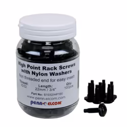 Penn Elcom S1032/HP/WA/100 High Point Rack Screws with Washers - Set of 100