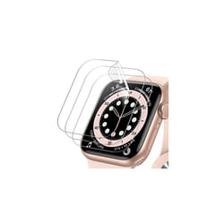 JETech Screen Protector compatible with Apple Watch SE (20222020) Series 6 5 4 44mm  TPU HD clear Full coverage Film  3-Pack