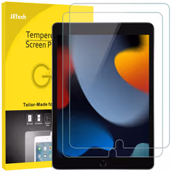 Screen Protector for iPad (10.2-Inch, 2021/2020/2019 Model, 9/8/7 Generation), Tempered Glass Film, 2-Pack