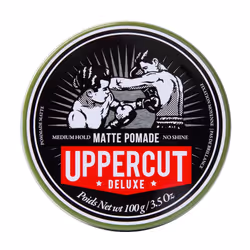 Uppercut Deluxe Matte Pomade, Hair wax, 100 g, Men, All hair, Pot, Fixation