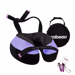 Cabeau The Neck's Evolution TNE S3 Travel Neck Pillow Memory Foam Airplane Pillow - Neck Pillow with Attachment Straps - 360 ...