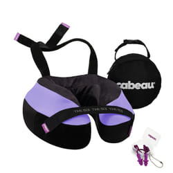 Cabeau The Neck's Evolution  TNE S3 Travel Neck Pillow Memory Foam Airplane Pillow - Neck Pillow with Attachment Straps - 360-Degree Support for Trave