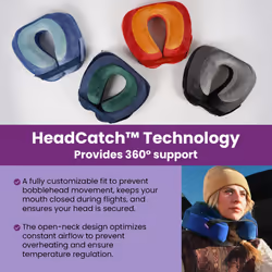 Cabeau Evolution Earth Memory Foam Travel Neck Pillow The Best Travel Pillow with 360 Head  Neck and Chin Support (Terra)