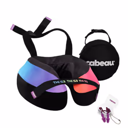 Cabeau The Neck's Evolution TNE S3 Travel Neck Pillow Memory Foam Airplane Pillow. Neck Pillow with Attachment Straps - 360 ...