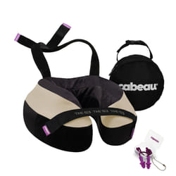 Cabeau The Neck's Evolution  TNE S3 Travel Neck Pillow Memory Foam Airplane Pillow - Neck Pillow with Attachment Straps - 360-Degree Support for Trave