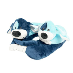 Cabeau Evolution Kids Travel Pillow with Innovative Chin Strap  Head Support  Super Soft  Fun Children Pillow Design for Com