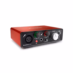 Focusrite Scarlet Solo 2nd Gen, Desktop, USB, 50 dB, 44.1,48,88.2,96,176.4,192 kHz, 20 - 20000 Hz, USB