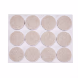 Amazon Basics Round Felt Furniture Pads  1 inch  32 Count  4 x 4 x 3/8""""  4.7"""" x 4.7"""" x 0.4""""  Beige