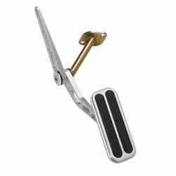 Lokar BAG-6096 Billet Aluminum Throttle Pedal with Rubber