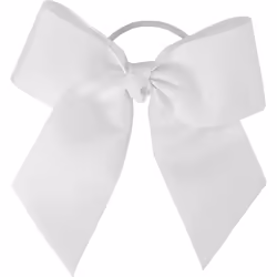 EMC Sports Large Bow White One Size fits All