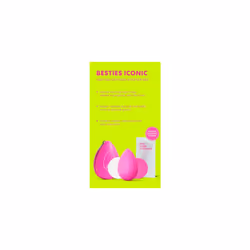 - Besties Iconic: Blending Sponge + cleanser + scrub matt for Precise Application and Perfect Blend
