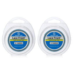 Walker Tape Tape Roll Lace Front 1/2"" X 3 Yards (Pack of 2) - Authentic WKR-LF-S1-2PK Blue
