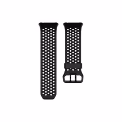 Fitbit FB-164SBBKL Band Black Aluminium, Elastomer