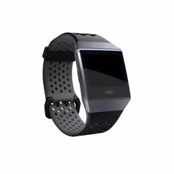 Fitbit FB-164SBBKL Band Black Aluminium, Elastomer
