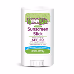 Baby Sunscreen Stick by Boogie Block Mineral Sunscreen SPF 50 FSA'HSA Eligible Travel Size Sunblock for Kids Zinc Oxide ...