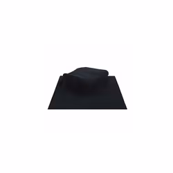 MIC8053 Monster Edgeless Microfiber Towel, Black - 16 in. x 16 in. (Pack of 3)