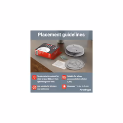 Optical Smoke Alarm 2-Pack - FA6620 10-Year Battery Smoke Alarms for Home with Test/Silence Button - Replacement for FireAngel ST-622/ST-620 - Early