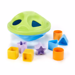 Green Toys Shape Sorter, 0.5 yr(s), Plastic, Multicolour
