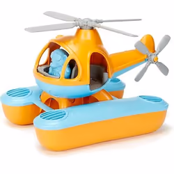 Green Toys Seacopter, Bath toy, Boy/Girl, 2 yr(s), Plastic, Blue, Orange