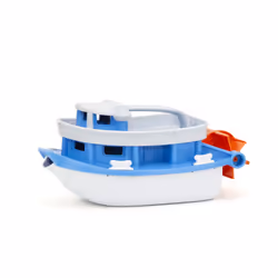 Green Toys Paddle Boat, Bath boat, Boy/Girl, 0.5 yr(s), Plastic, Blue, White
