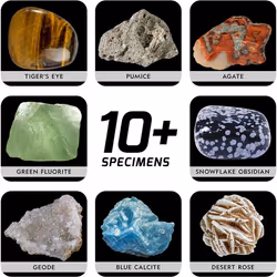 National Geographic Earth Science Kit - Over 15 Science Experiments & STEM Activities for Kids, Includes Crystal Growing Kit,...