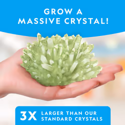 National Geographic Jumbo Crystal Growing Kit - Grow Your Own Giant Gl