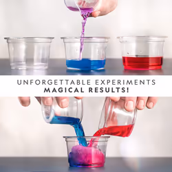 NATIONAL GEOGRAPHIC Science Magic Kit - Perform 20 Unique Science Experiments as Magic Tricks, Includes Magic Wand and Over 50...