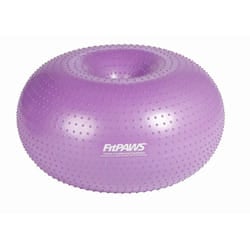 FitPAWS Pet Balance Ball TRAX Donut 55cm Purple Inflatable Fitness Training