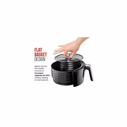 Chefman TurboFry 3.5 Litre Air Fryer Oven w/ Dishwasher-safe Basket and Dual-control Temperature, 60-minute Timer & 15-cup Capacity, BPA-free, Ma