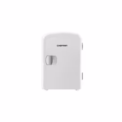 Chefman Portable White Personal Mini Fridge Cools Or Heats & Provides Compact Storage For Skincare, or 6 x 350-ml Cans W/a Li ...