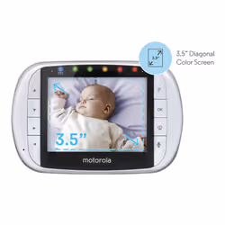 Motorola MBP36S Remote Wireless Video Baby Monitor with 3.5-Inch Color