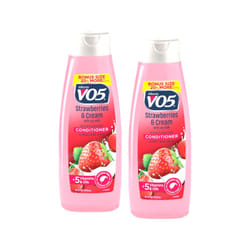 Moisture Milks Conditioner Cream  12.5 oz  Strawberries by Vo5 (Pack of 2)