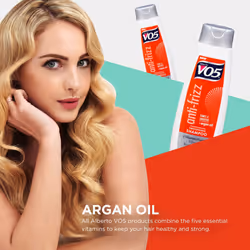 Alberto VO5 Solutions AntiFrizz Shampoo Help Tame and Smooth Unruly Hair Giving You a Sleek Beautiful Look  Multi  11 Fl Oz
