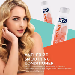 VO5 Solutions Anti-Frizz Conditioner - 11 Fl Oz - Help Tame and Smooth Unruly Hair  Giving You a Sleek  Beautiful Look