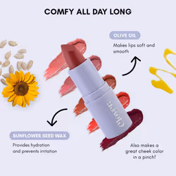 Clover Comfy Matte Lipstick | Non Drying Lipstick  Moisturizing And Lightweight  High Pigmented Lipstick | Cruelty-Free & Vegan Lip Makeup | Shade - B