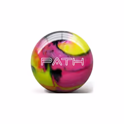 Pyramid Path Bowling Ball (Pink/Yellow/Black, 15 LB)